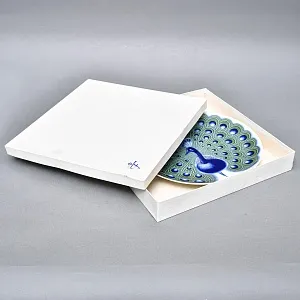 Коллекционное Фарфоровое блюдо - тарелка «ПАВЛИН», Furstenberg Германия, вторая половина ХХ века.