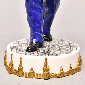 Коллекционная Авторская Статуэтка «Комиссар Государственной Безопасности СССР - Берия Л.П.», фарфор, Россия. 