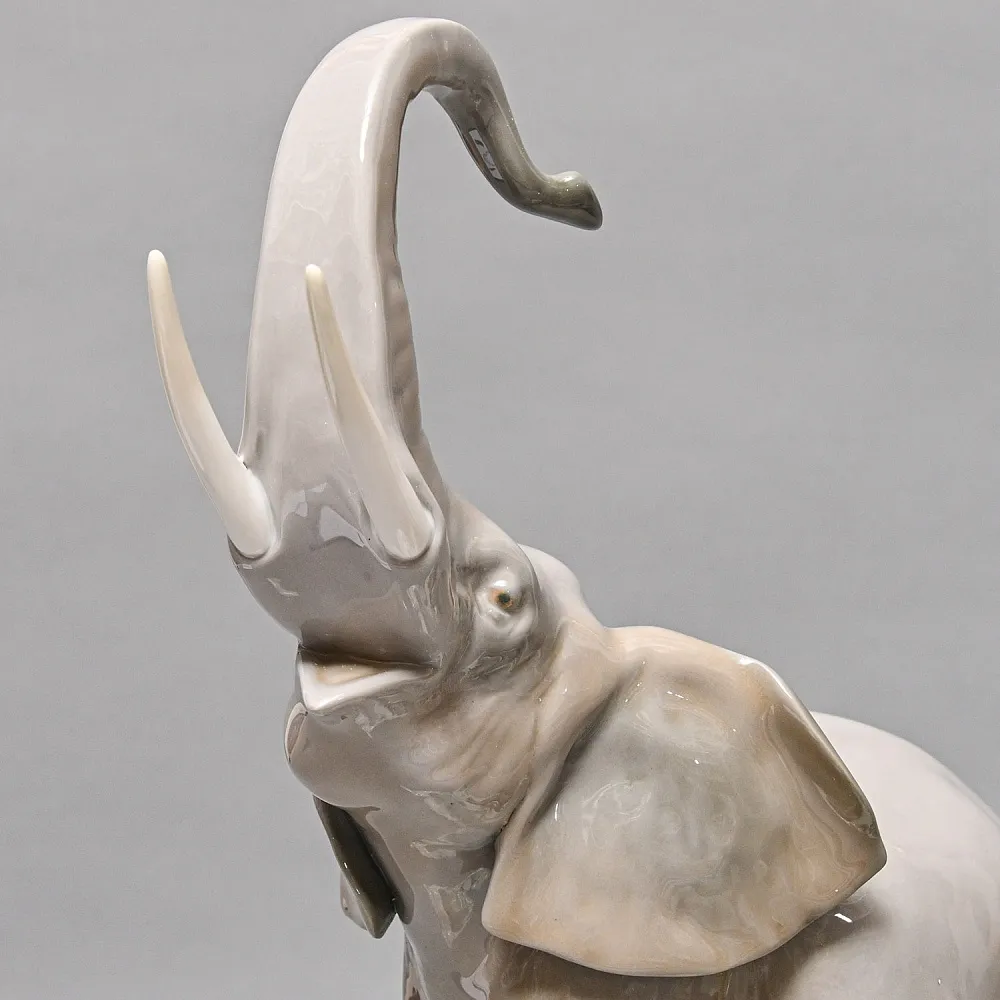 Редкая Коллекционная Фарфоровая Статуэтка «Слоны - Семья», Lladro, Испания -1977 год.