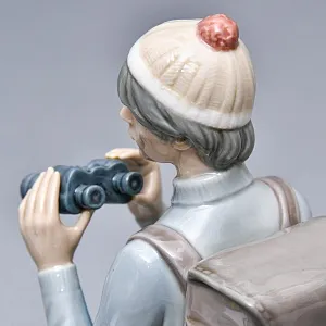 Коллекционная Фарфоровая статуэтка «ПУТЕШЕСТВЕННИК», Lladro / Лядро Испания.