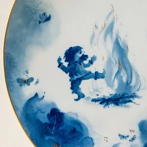 Коллекционная Тарелка - Блюдо «РУМПЕЛЬШТИЛЬЦХЕН» Фарфор, MEISSEN / МЕЙСЕН Германия.