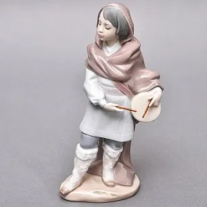 Коллекционная Фарфоровая статуэтка «Мальчик с барабаном», Lladro (Лядро), Испания.