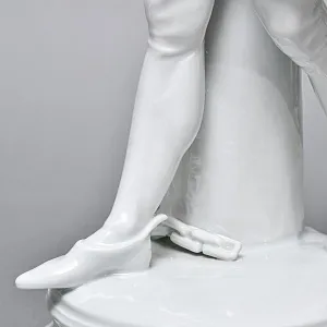  Редкая! Большая Фарфоровая статуэтка «МЕФИСТОФЕЛЬ», Scheibe-Alsbach Германия. 