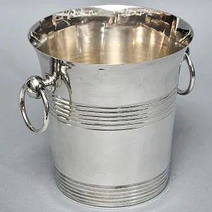 Винтажное Классическое Ведёрко для охлаждения шампанского или вина, Silverplate, BOSSI De Uberti, Италия 70 -е гг.