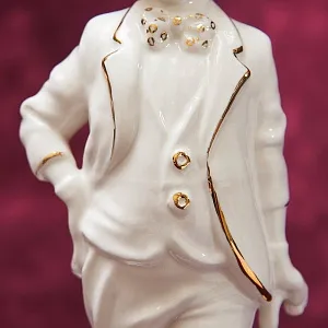 Авторская Коллекционная Фарфоровая Статуэтка Клоун - «Олег Попов» Россия.