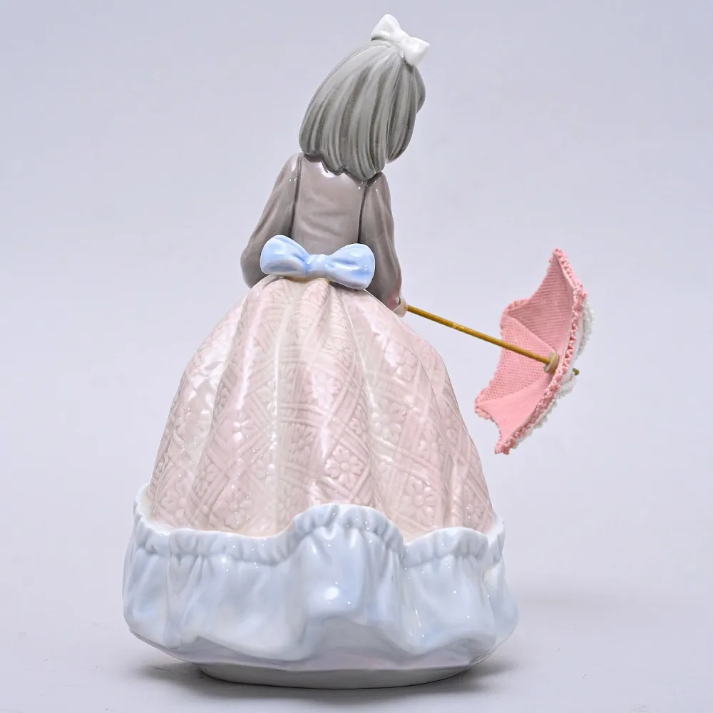 Коллекционная Фарфоровая статуэтка «Девочка с кружевным зонтиком. Джулия», Lladro Испания.