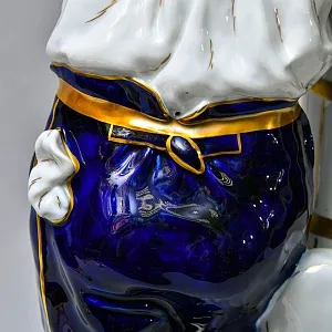 Большая Фарфоровая Статуэтка «Юноша Водонос» ROYAL DUX BOHEMIA, Чехословакия -1957 год.