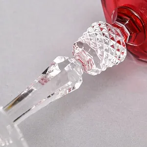 Хрустальный Бокал для вина розового цвета серия «ANTIKA», NACHTMANN Германия, 70 -е годы. 