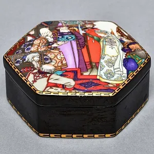 Коллекционная Фарфоровая шкатулка «СНЕГУРОЧКА» из серии «Русские Сказки"», VIlleroy&Boch Германия.