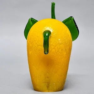 Авторская Коллекционная Стеклянная Статуэтка - Ваза «СЛОН», Цветное стекло, Россия. 