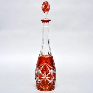 Редкость! Хрустальный Графин - Штоф VAL SAINT LAMBERT Бельгия, конец 50-х гг.