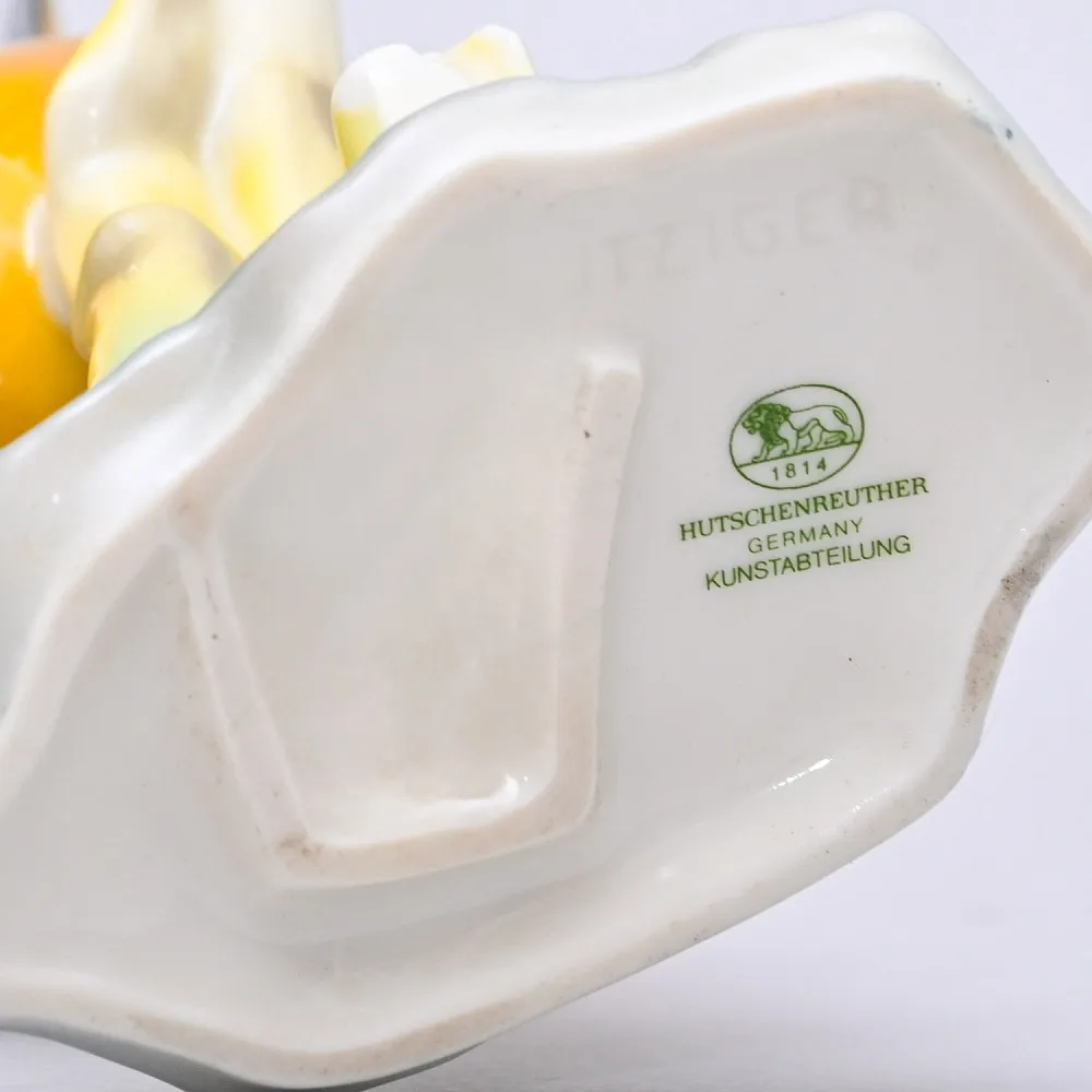 Фарфоровая Статуэтка «Птица - Зимородок», Hutschenreuther Германия, вторая половина ХХ века.