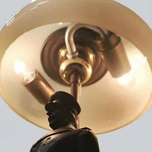 Авторская Настольная Лампа - Статуэтка "СТАЛИН" L'atelier ART & Bronze Франция, конец ХХ - начало ХХI веков.