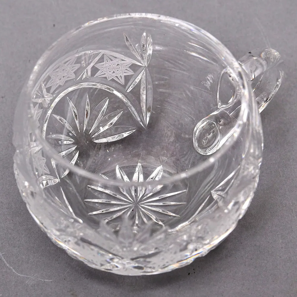 Винтажный Набор Хрустальных Чашек - Кружек Trischler Winterhalder Германия 70-е гг. 