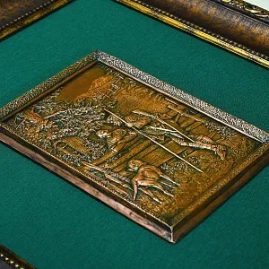 Настенное Панно - Картина - Барельеф «Случайное Свидание» Германия -30 гг.