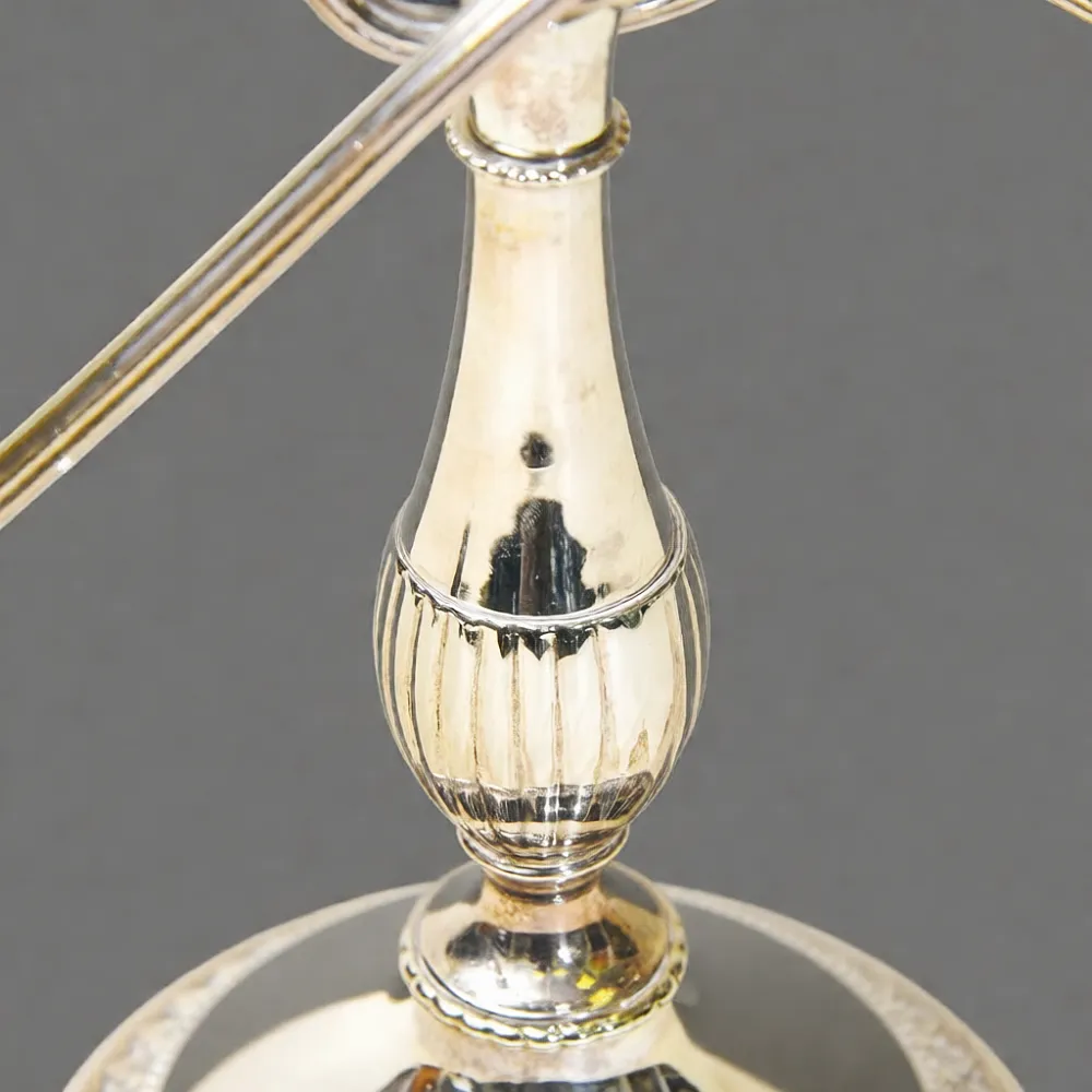 Старинный Канделябр - Подсвечник на Три Свечи, Silverplated SHEFFIELD Англия, начало ХХ века.