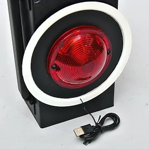 Большой Винтажный Железнодорожный Сигнальный Вагонный Фонарь, СССР.