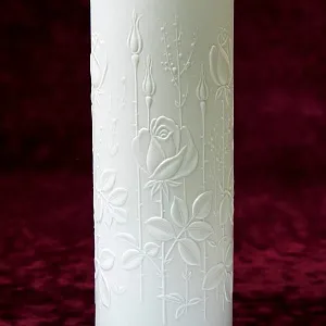 Бисквитный Фарфор! Коллекционная Ваза «Розовый Сад», KAISER, Германия - 1958 -1960 годы.