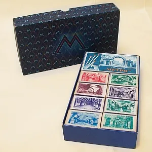 РЕДКОСТЬ!!! Памятный Сувенирый Набор - Хозяйственные Спички «МЕТРО», СССР -1955 год.