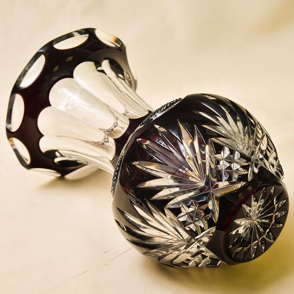 Коллекционная Хрустальная Ваза для Цветов WMF Crystal Cabinet Германия Н-25,5 см., конец 60-х гг.