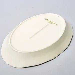 Редкость! Авторская Роспись! Коллекционная Фарфоровая Тарелка - Блюдо «ИРИСЫ», Россия. 