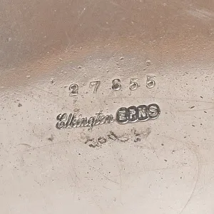 Хрустальная Емкость - Банка с крышкой для солений, Elkington & Co. Англия, SHEFFIELD.