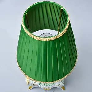 Настольная Электрическая Лампа - Светильник «APPONYI GREEN» Фарфор Lindner, Германия 80 -е годы ХХ века.