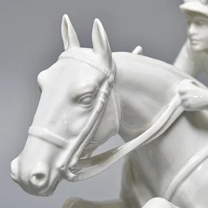 Коллекционная Фарфоровая статуэтка «Наездница. Женский Конкур», ROSENTHAL Германия, 1938 - 1948 годы.