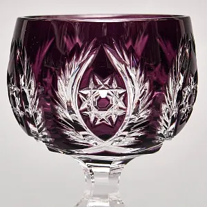 Редкость! Хрустальные Рюмки 4-е штуки серия «FLIRT», Knittel FAKIRIS Германия, 60 -е годы ХХ века.