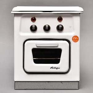 Винтажная Электрическая Игрушка - Кукольный детский набор - Плита с Посудой, Германия -80 гг.. 