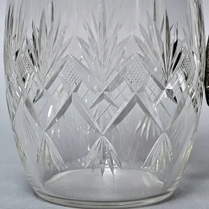 Старинный Антикварный Хрустальный Графин - Кувшин на 4 литра. Silverplate, Германия начало ХХ века.