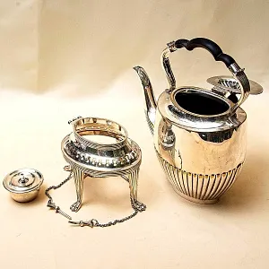 Бульотка - Чайник - Запарник, SHEFFIELD Англия Silverplate, начало ХХ века.