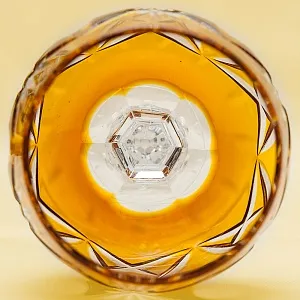 Хрустальный Бокал для вина серия «Der Bernstein», Lauzrits, Германия, 60гг.