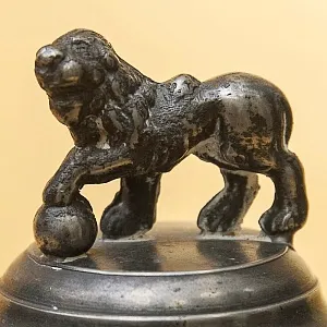 Антикварный Классический Оловянный Кофейник на 1,2 литра. Бельгия, ХIХ век.