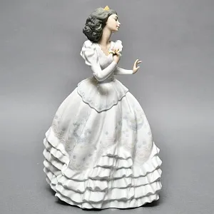 Коллекционная Фарфоровая статуэтка «Девушка в бальном платье», Lladro Испания, 2000 - 2004 годы. 