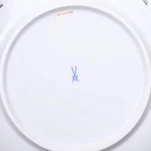 Сервировочная Тарелка - Блюдо - Сухарница «МАК», Фарфор MEISSEN Германия.