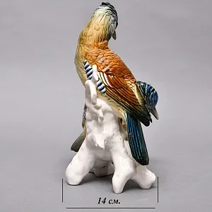 Большая Фарфоровая Статуэтка «Пара птиц - Сойки», Карл Энс / Karl Ens, Германия.