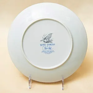 Коллекционная Тарелка «Певчий Дрозд» Фарфор Лимож Limoges Франция 1984 год.