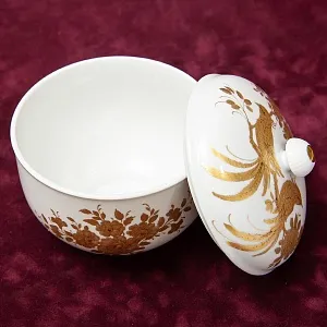 Редкая Авторская Фарфоровая Шкатулка «Райские птицы». KAISER, Германия -1970 год.