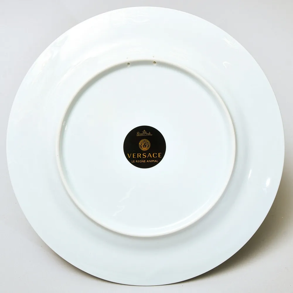 «ГОРИЛЛА - Короли Животного мира» - Коллекционная Фарфоровая Тарелка - Блюдо, VERSACE, Rosenthal Германия.