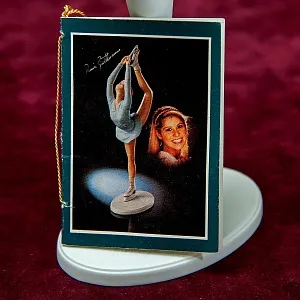 Редкая! Авторская Статуэтка «Фигуристка - Денизе Бильман», фарфор Kaiser, Германия -1979 год.