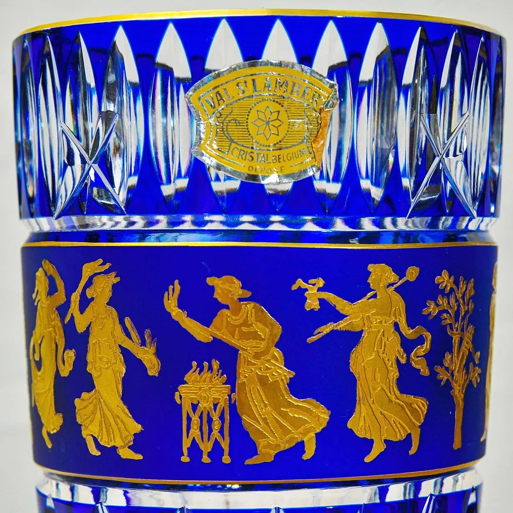 Авторская Коллекционная Ваза «Jupiter. Dance De Flore», хрусталь VAL SAINT LAMBERT, Бельгия.