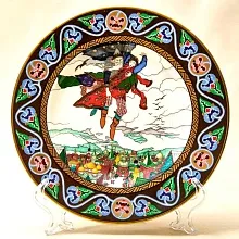 «Марья Моревна» - Коллекционная Тарелка «Русские Сказки»  Фарфор, Villeroy&Boch Германия -1990 год.