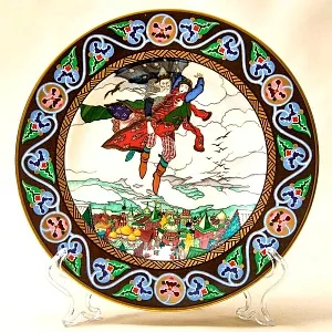 «Марья Моревна» - Коллекционная Тарелка «Русские Сказки»  Фарфор, Villeroy&Boch Германия -1990 год.
