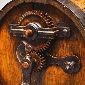 Старинная Антикварная Деревянная Маслобойка, Франция начало ХХ века.