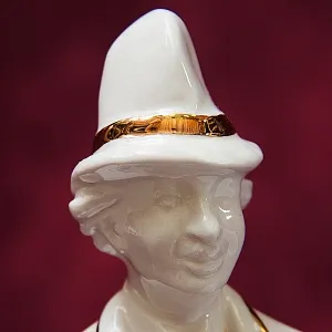 «Карандаш и Клякса» - Авторская Коллекционная Фарфоровая Статуэтка Клоун, Россия.