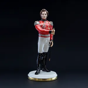 Коллекционная Авторская Статуэтка «Генералы Отечественной Войны 1812 года - Уваров Ф.П.», фарфор, Россия. 