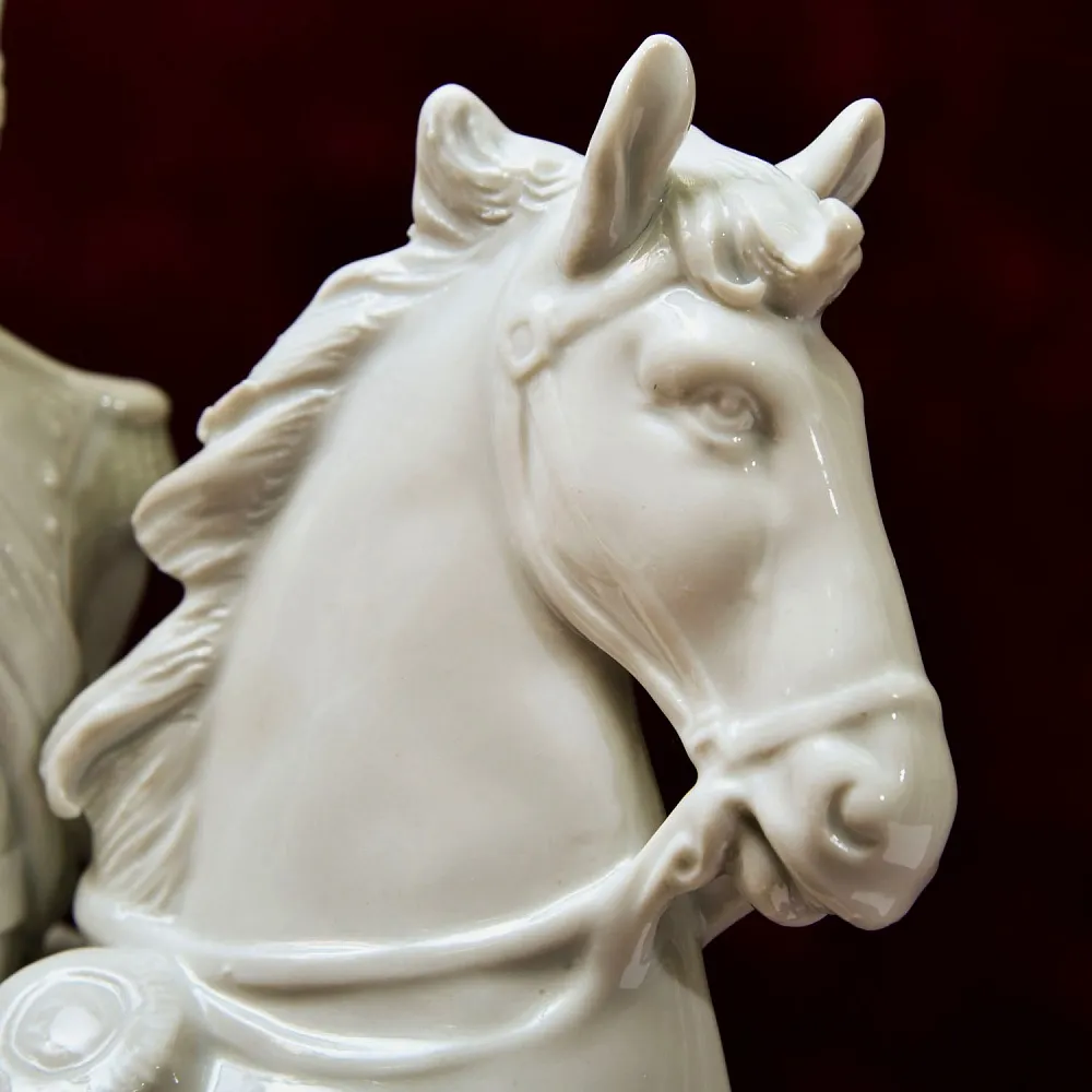 Коллекционная Статуэтка «Людовик Бонапарт на коне» Фарфор Scheibe - Alsbach Германия -1952-1972 г.