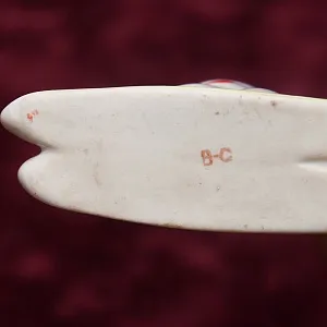 Коллекционная Фарфоровая Статуэтка «Зайчик на лыжах», Барановский ФЗ CCCР,  конец 50 -х годов.