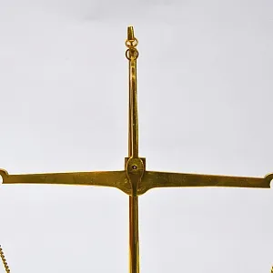 Антикварные Настольные Ювелирные весы с разновесами в футляре, Англия, начало ХХ века! 